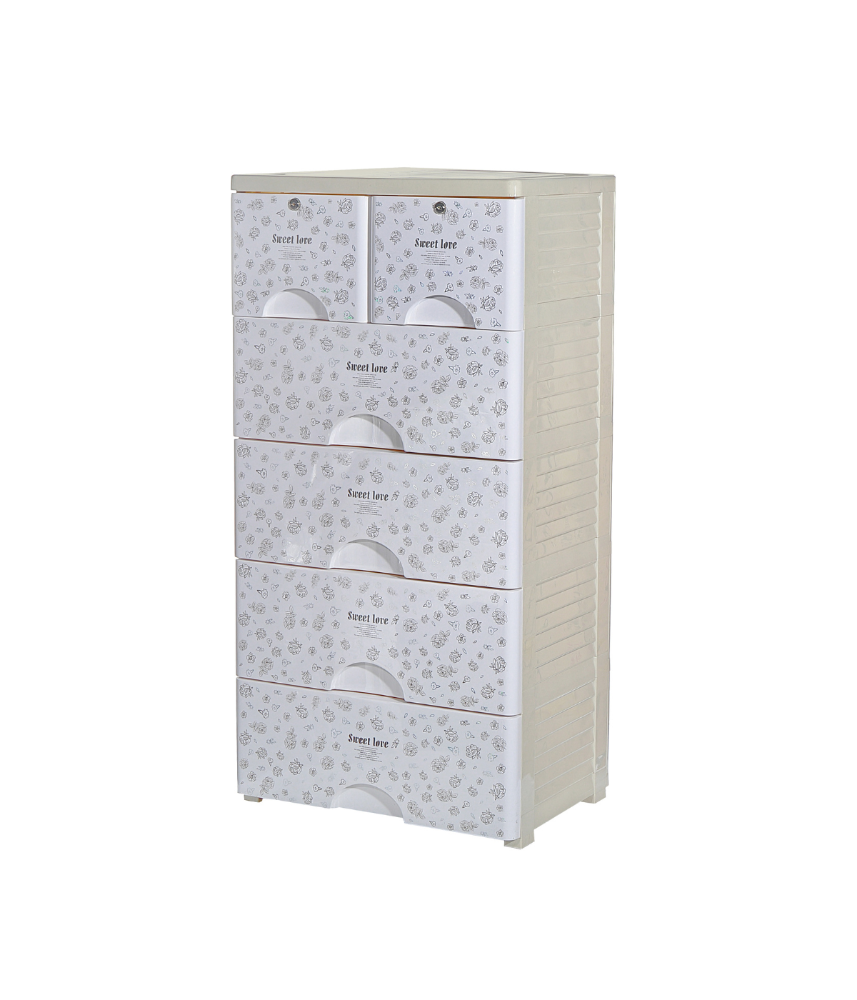 StackMate 6-Tier Drawer — Sweet Floral
