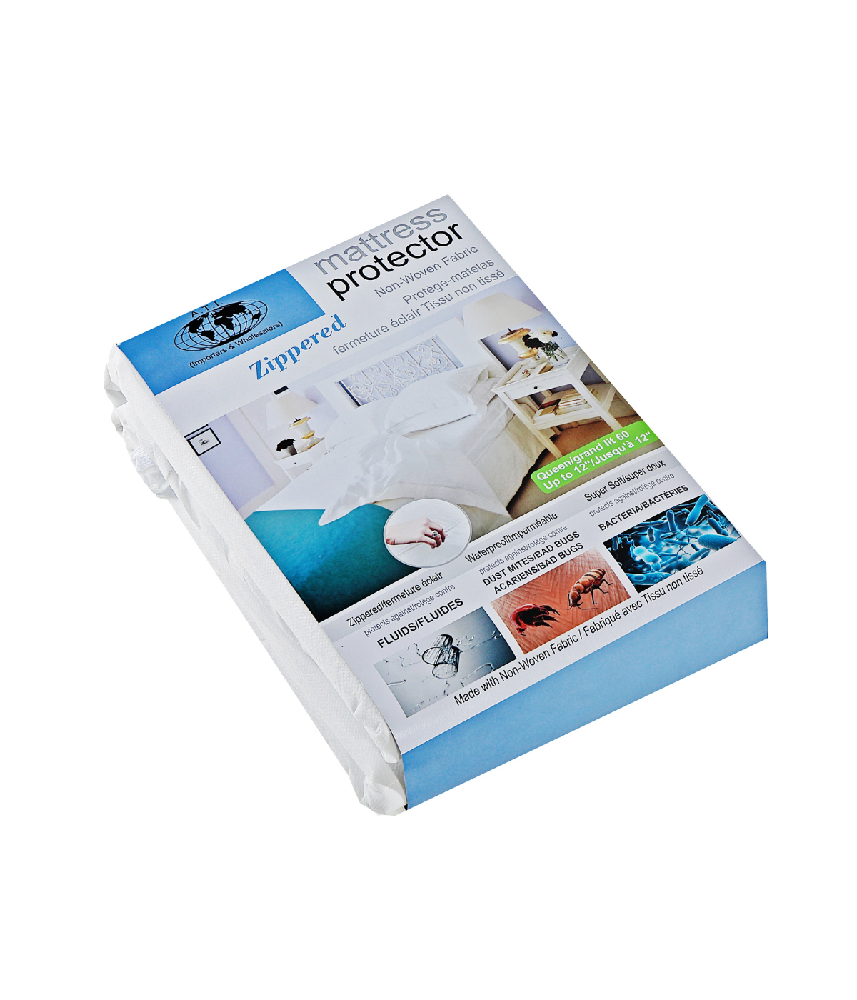 Zippered Queen Mattress Protector