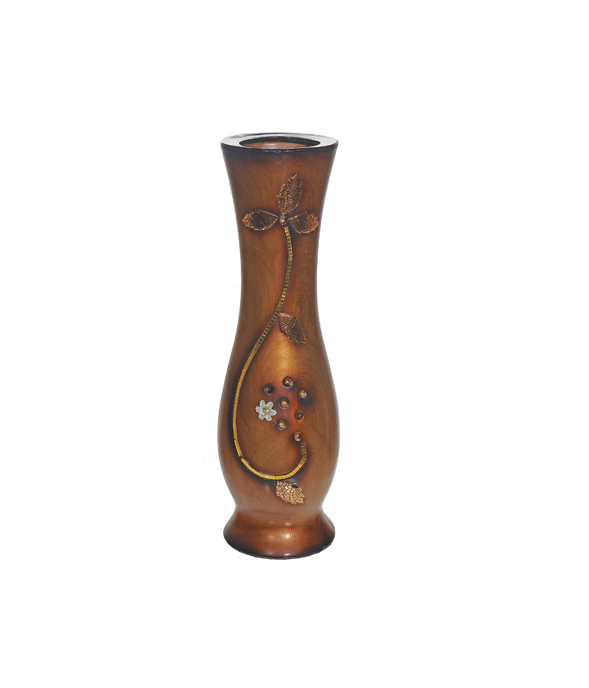 BloomBase Tall Floor Vase — Black