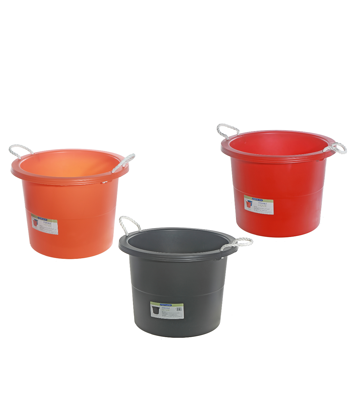 StashBox Round Storage Bucket