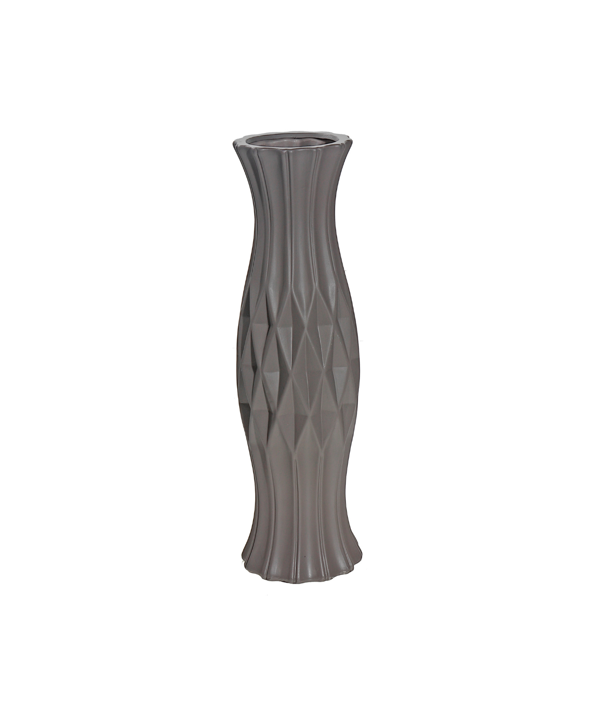 BloomBase Geometric Vase — Gold