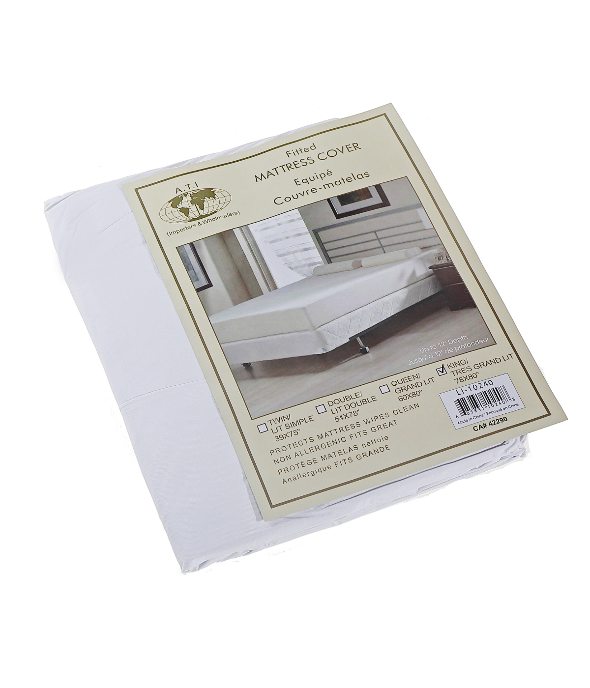 King Fitted Mattress Cover