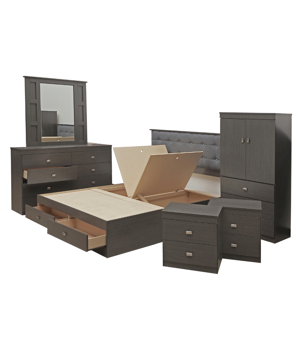 SlumberCo Twin Bedroom Set — White