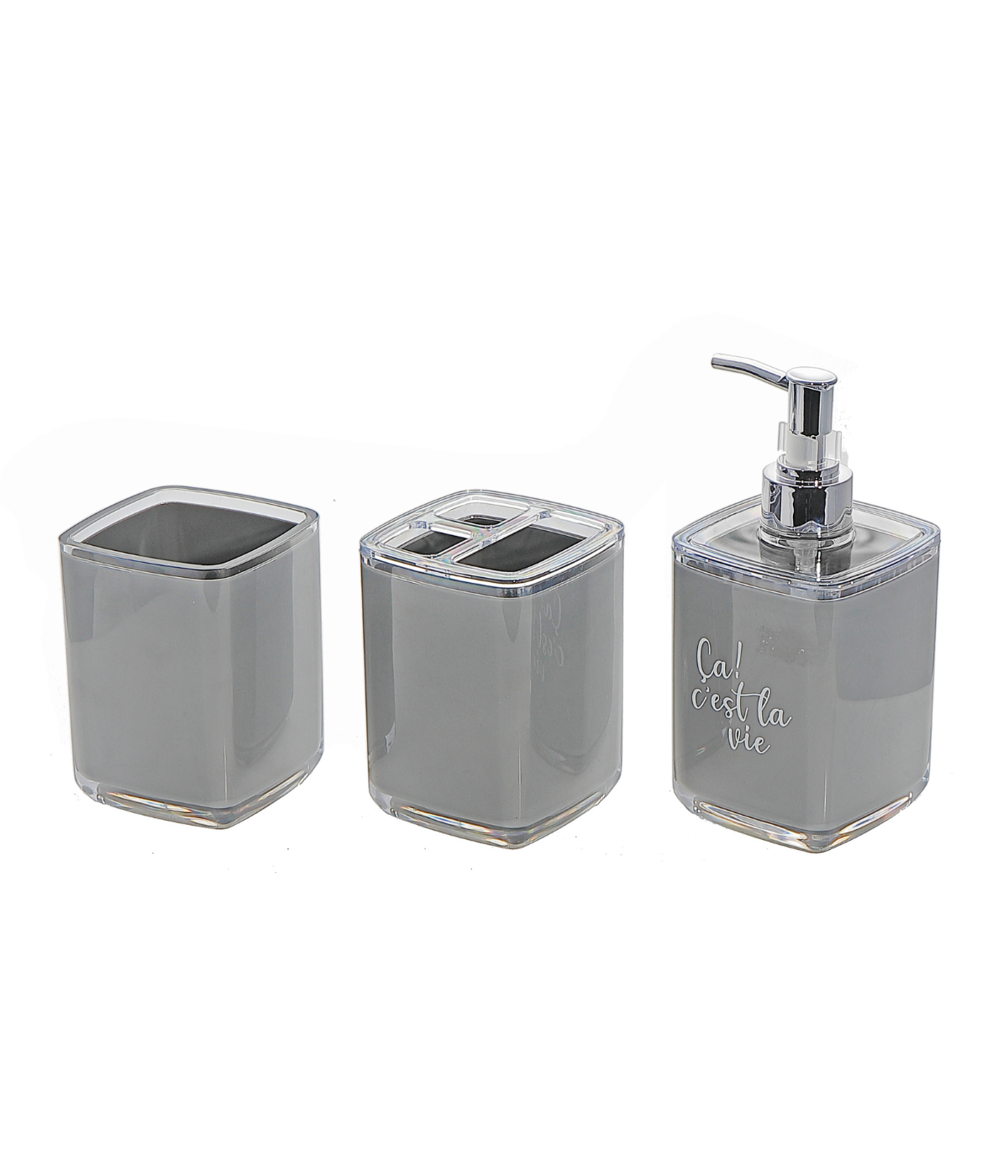 FreshSpace Bath Accessory Set — Chrome