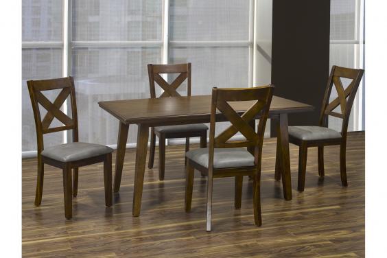 5 Piece Dining Table Set - Coral