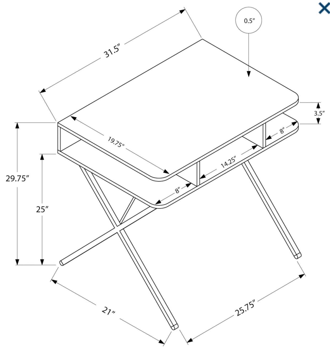 White Computer Desk