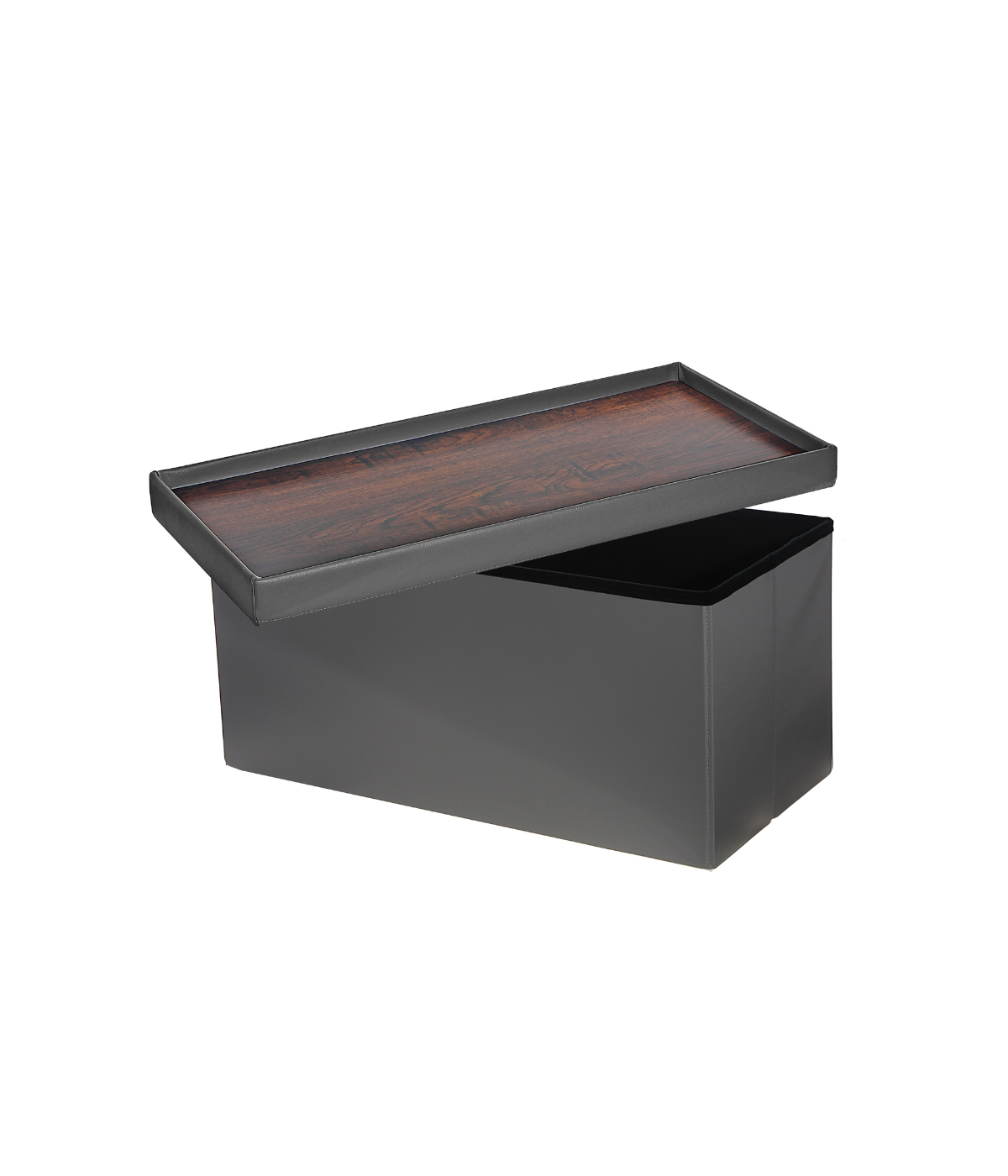 FoldNest Fabric Storage Ottoman — Large