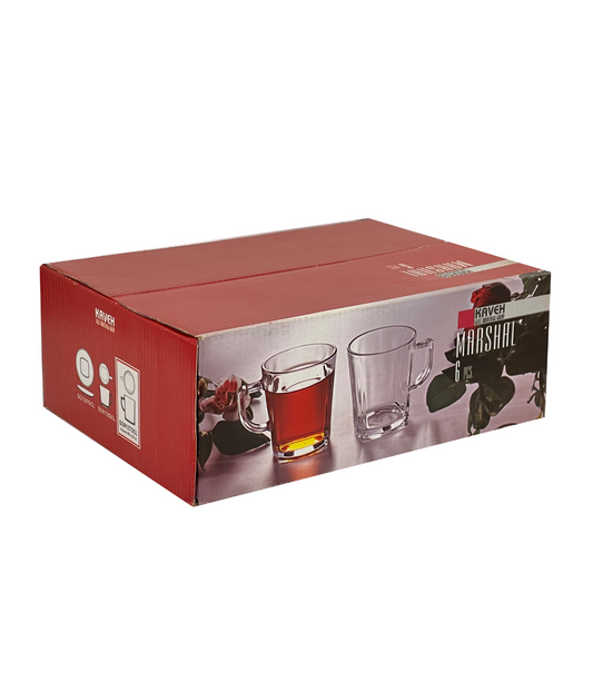 Set of 6 Glass Cups