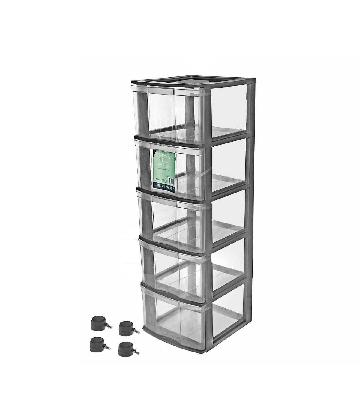 5-tier Plastic Drawer