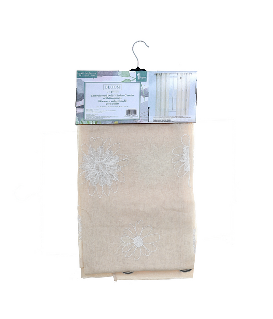 Embroidered Window Curtain 3