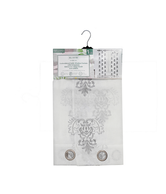 Embroidered Window Curtain1