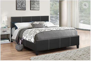 Black PU Bedframe
